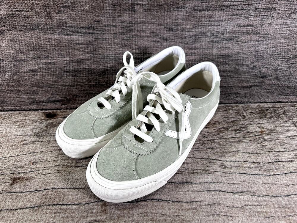 VANS Off the Wall Style 73 Dx Anaheim Shoes Mens 10.5 Wmn 12 Light Green Suede